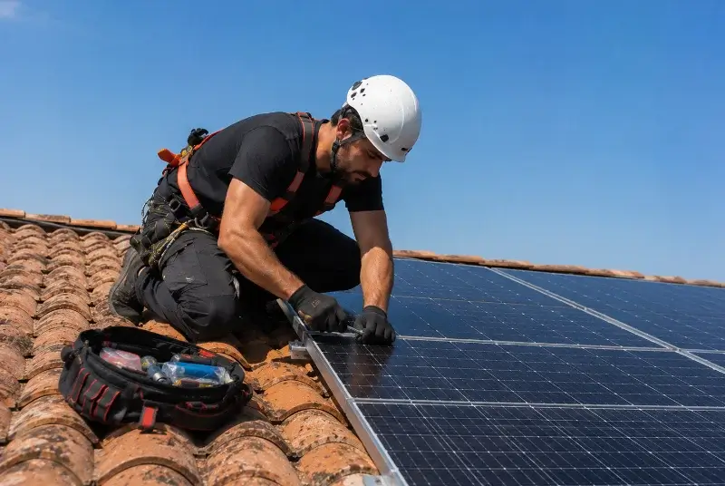Maintenance et monitoring de panneaux solaires à Carcarès-Sainte-Croix
